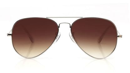 Brown Aviator Sunglasses for Men and Women