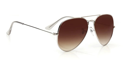 Brown Aviator Sunglasses for Men and Women