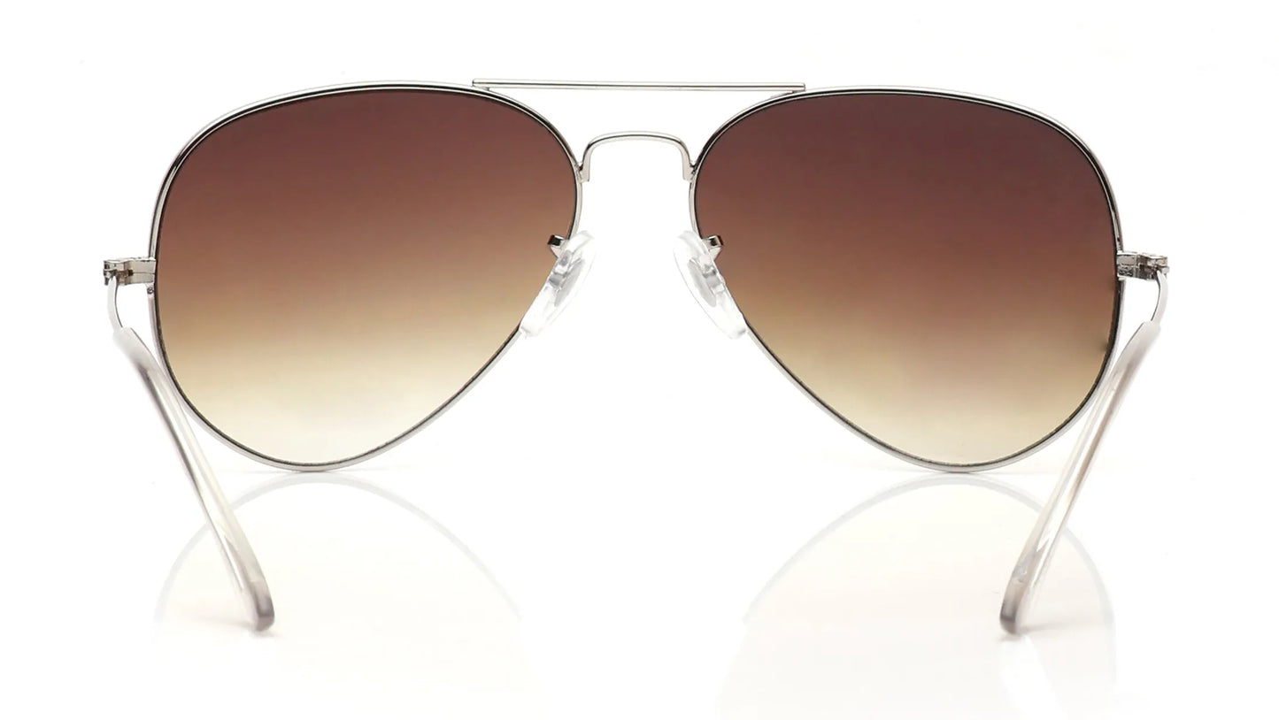 Brown Aviator Sunglasses for Men and Women