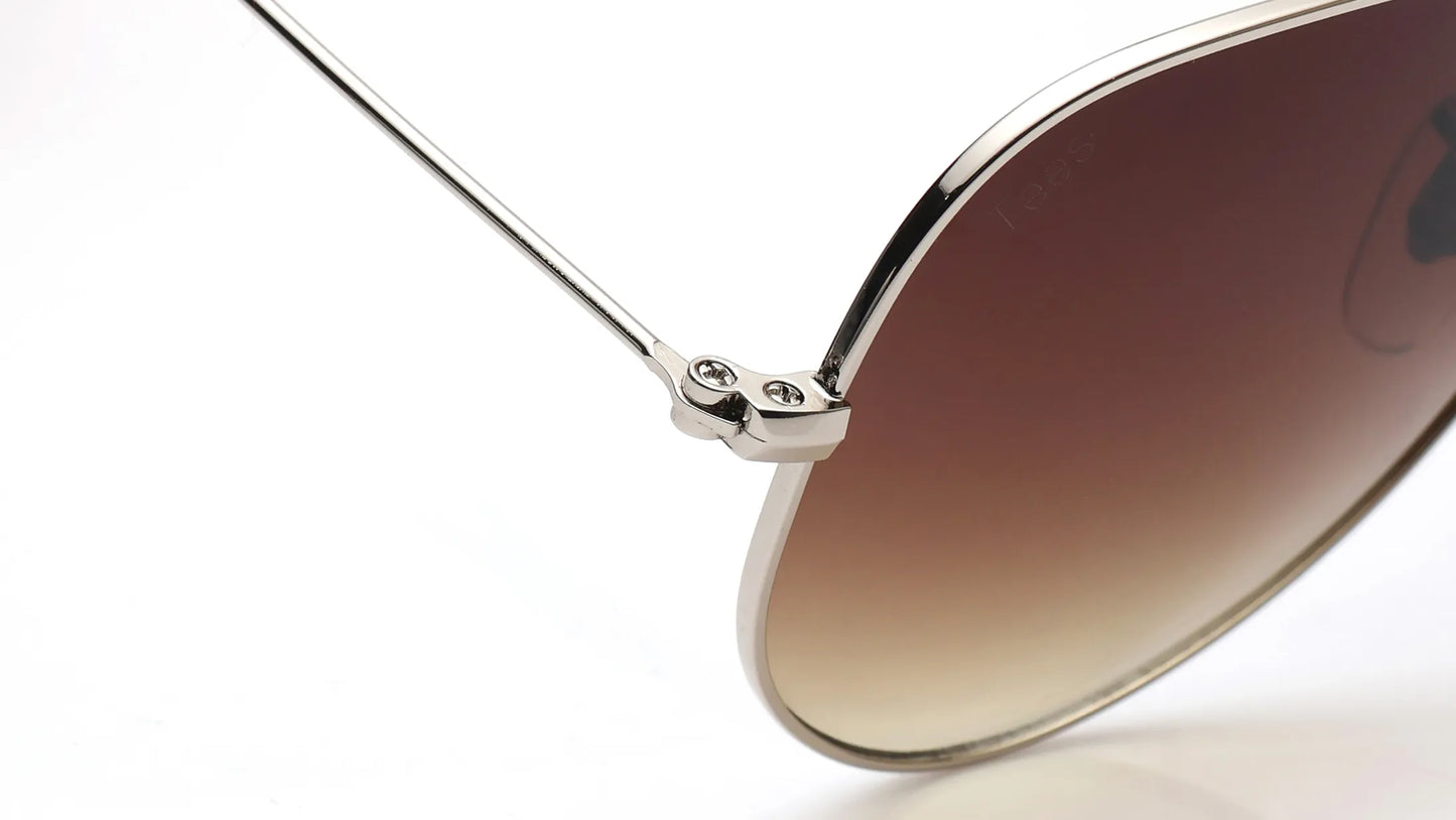 Brown Aviator Sunglasses for Men and Women