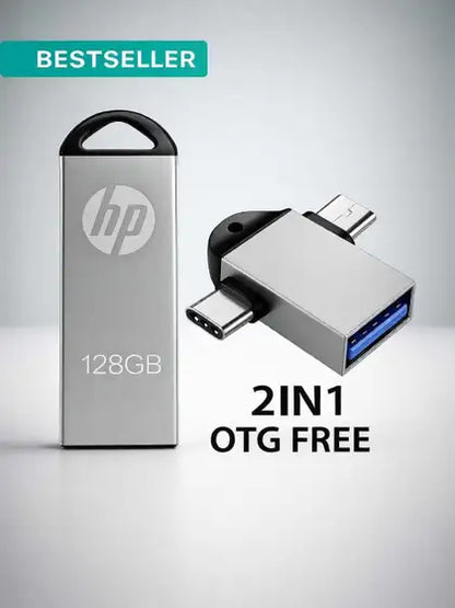 HP 128GB Pen drive V220W USB 3.0 FAST SPEED PEN DRIVE